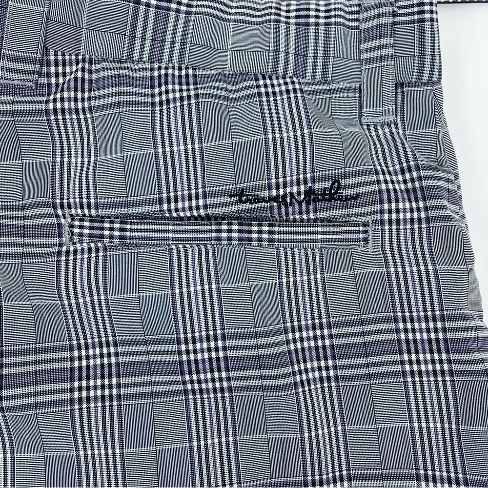 Travis Mathew Men's Plaid Chino Perfromance Golf Shorts Size 38; Stretch, Sports
